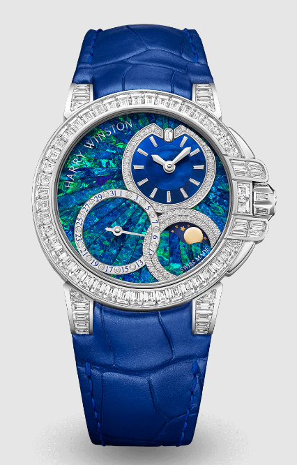 Harry Winston Ocean Date Moon Phase Automatic 36mm OCEAMP36WW002 Replica Watch